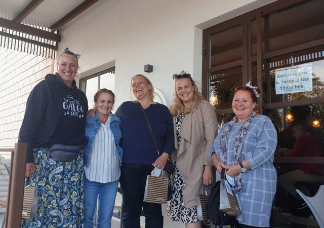 Teambesuch in der Albergue